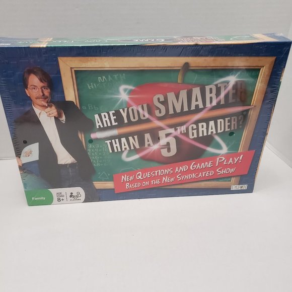 New Sealed Are you smarter than a 5th grader Board game Gift 8+ 2009 - Picture 1 of 14